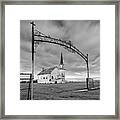 Abandoned Scandia Lutheran Church In Nw Nd Near Grenora Framed Print