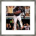 Abraham Almonte And Tyler Naquin Framed Print