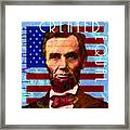 Abraham Lincoln Gettysburg Address All Men Are Created Equal 20140211p180 Framed Print