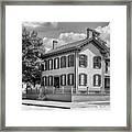 Abraham Lincoln's Home - Springfield, Il Framed Print