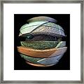 Abstract 3d Sphere Framed Print