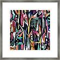 Abstract Cityscape-8-21-20 Framed Print