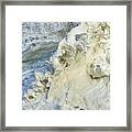 Abstract Details Of Ocean Foam, Framed Print