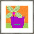 Abstract Floral Art 650 Framed Print