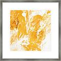 Abstract Golden Color Framed Print