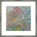 Abstract Landscape With Fence Framed Print