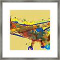 Abstract Monoplane Framed Print