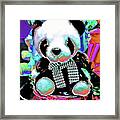 Abstract Panda-demic Framed Print