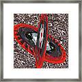 Abstract People And Car Vent Polar Coordinates 3d Transform Plane Framed Print