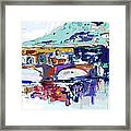 Abstract Ponte Vecchio Florence Italy Framed Print