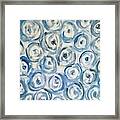 Abstract Roses Framed Print