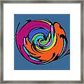 Abstract Signature Framed Print