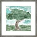 Abstract Tree Framed Print