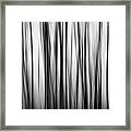 Abstract Tree With Motion Blur Framed Print