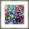 Abstract Turquoise Framed Print