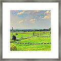 Across The Battlefield - Gettysburg Framed Print