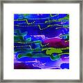 Activity Below The Waves Framed Print