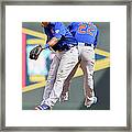Addison Russell And Starlin Castro Framed Print