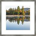 Adirondacks Autumn At Tupper Lake 4 Framed Print