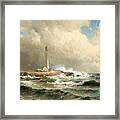 After The Gale, Boone Island Lighthouse, Maine Framed Print