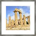 Agrigento, Valley Of The Kings 1 Framed Print