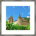 Aigle Castle Vineyards Framed Print