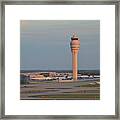 Airport Tower Framed Print