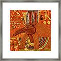 Akem-shield Of Sutekh Who Is Great Of Strength Framed Print
