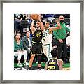 Al Horford And Stephen Curry Framed Print