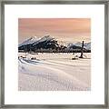 Alaska Winter Puzzle Framed Print