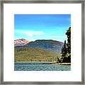 Alaskan Lake Butte Framed Print