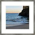 Albandeira Beach Welcoming Twilight 2 Framed Print