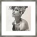 Alicia Keys Sketch Framed Print