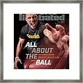 All About The Ball - Pittsburgh Steelers T.j. Watt Sports Illustrated Cover Framed Print