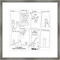 All Eight Of The Ofishy Pandemic Guidelines Framed Print
