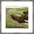 Along The Coast Path Framed Print