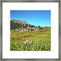 Alpine Village Latsch Framed Print