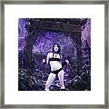 Amazon In The Mystic Ruins Framed Print