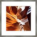 American West - Antelope Canyon Iv Framed Print