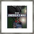 America's Mail Framed Print