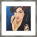 Amy Winehouse-lioness Framed Print