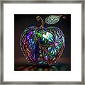 An Apple A Day - Stained Glass Framed Print