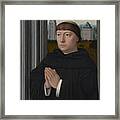 An Augustinian Friar     Praying Framed Print