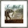 An Elephant Never Forgets Framed Print