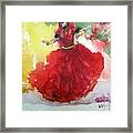 An Indian Dancer Framed Print