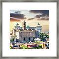 Ancient Rome - Eternal City Panorama Framed Print