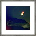 Ancient Structure, Distant Planet Framed Print