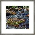 And The River Flows On Framed Print