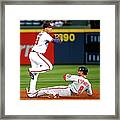 Andrelton Simmons And Danny Espinosa Framed Print