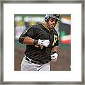 Andrew Mccutchen And Starling Marte Framed Print